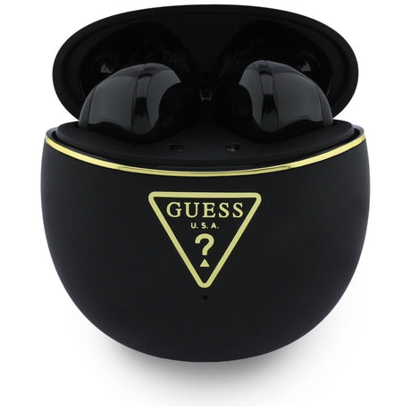 Casti In-ear, BT, TWS - Guess Script Print (GUTWSA15HETK) - Black