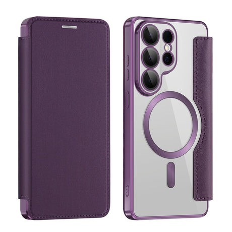 Husa de protectie Techsuit SmartMag Book compatibil cu Samsung Galaxy S26 Ultra, Mov