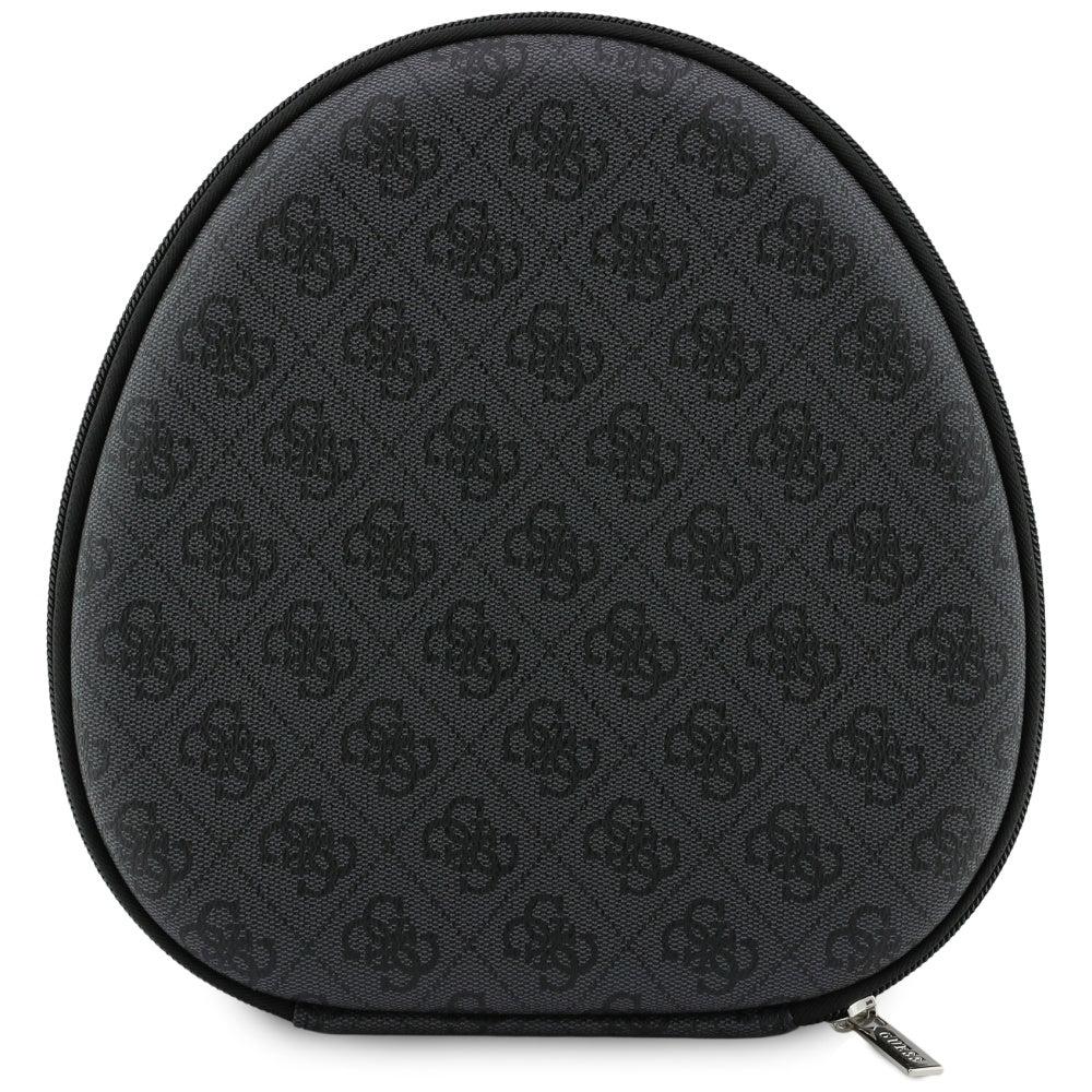 Casti Guess Wireless 4G Triangle Logo (GUBHC15P4MRCTK), Bluetooth, ENC Technology, Over-ear, Eco Leather, Negru