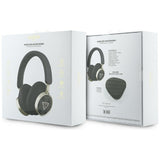 Casti Guess Wireless 4G Triangle Logo (GUBHC15P4MRCTK), Bluetooth, ENC Technology, Over-ear, Eco Leather, Negru