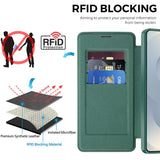 Husa de protectie Techsuit SmartMag Book compatibil cu Samsung Galaxy S26 Ultra, Verde