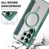 Husa de protectie Techsuit SmartMag Book compatibil cu Samsung Galaxy S26 Ultra, Verde
