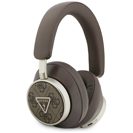 Casti Guess Wireless 4G Triangle Logo (GUBHC15P4MRCTW), Bluetooth, ENC Technology, Over-ear, Eco Leather, Maro