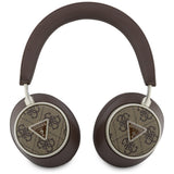 Casti Guess Wireless 4G Triangle Logo (GUBHC15P4MRCTW), Bluetooth, ENC Technology, Over-ear, Eco Leather, Maro