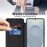 Husa de protectie Techsuit SmartMag Book compatibil cu Samsung Galaxy S26 Ultra, Negru