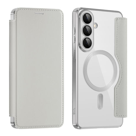 Husa de protectie Techsuit SmartMag Book compatibil cu Samsung Galaxy S26 Plus, Gri