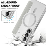 Husa de protectie Techsuit SmartMag Book compatibil cu Samsung Galaxy S26 Plus, Gri