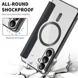 Husa de protectie Techsuit SmartMag Book compatibil cu Samsung Galaxy S26 Plus, Negru