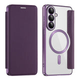 Husa de protectie Techsuit SmartMag Book compatibil cu Samsung Galaxy S26, Mov