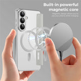 Husa de protectie Techsuit SmartMag Book compatibil cu Samsung Galaxy S26, Gri