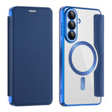 Husa de protectie Techsuit SmartMag Book compatibil cu Samsung Galaxy S26, Albastru