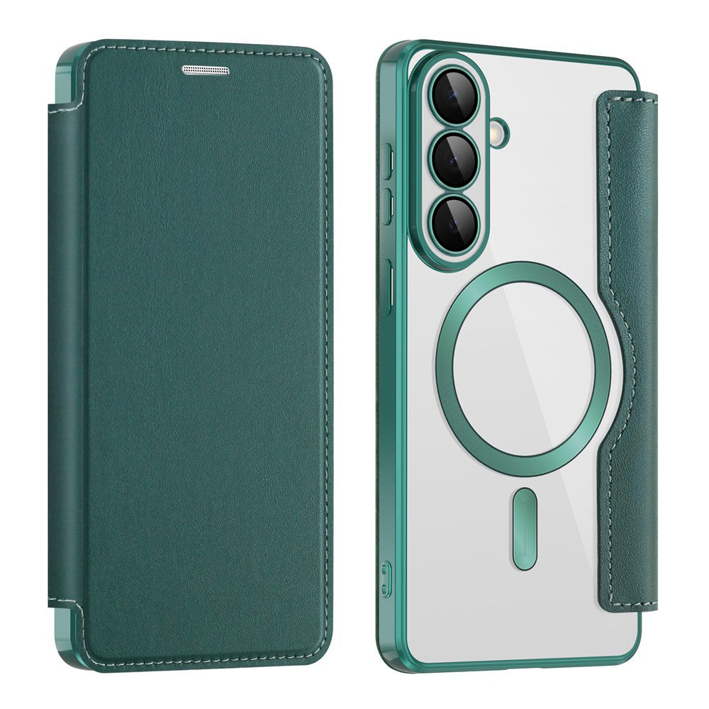Husa de protectie Techsuit SmartMag Book compatibil cu Samsung Galaxy S26, Verde