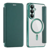 Husa de protectie Techsuit SmartMag Book compatibil cu Samsung Galaxy S26, Verde
