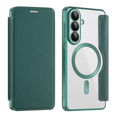 Husa de protectie Techsuit SmartMag Book compatibil cu Samsung Galaxy S26, Verde