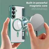 Husa de protectie Techsuit SmartMag Book compatibil cu Samsung Galaxy S26, Verde