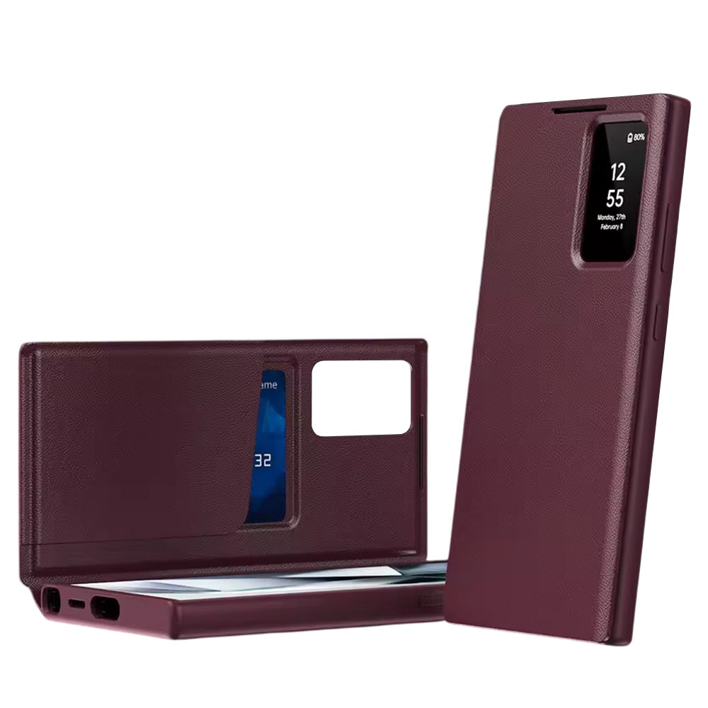 Husa de protectie Techsuit SmartView Series compatibil cu Samsung Galaxy S26 Ultra, Rosu