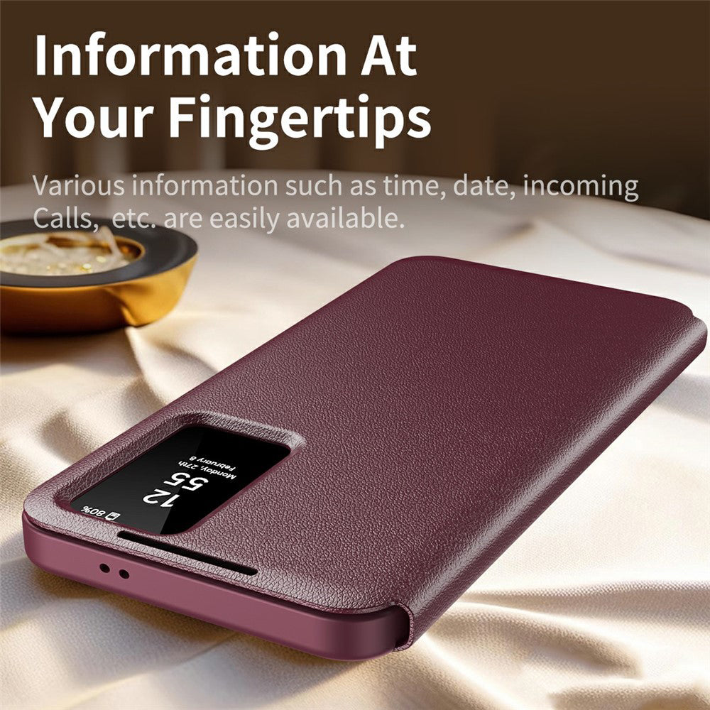 Husa de protectie Techsuit SmartView Series compatibil cu Samsung Galaxy S26 Ultra, Rosu