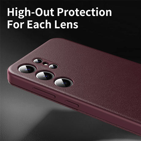 Husa de protectie Techsuit SmartView Series compatibil cu Samsung Galaxy S26 Ultra, Rosu