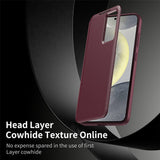 Husa de protectie Techsuit SmartView Series compatibil cu Samsung Galaxy S26 Ultra, Rosu
