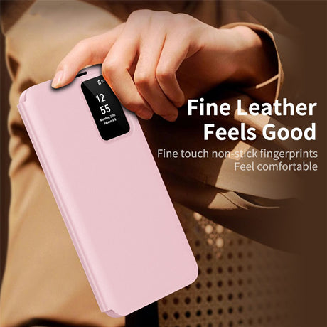 Husa de protectie Techsuit SmartView Series compatibil cu Samsung Galaxy S26 Ultra, Roz