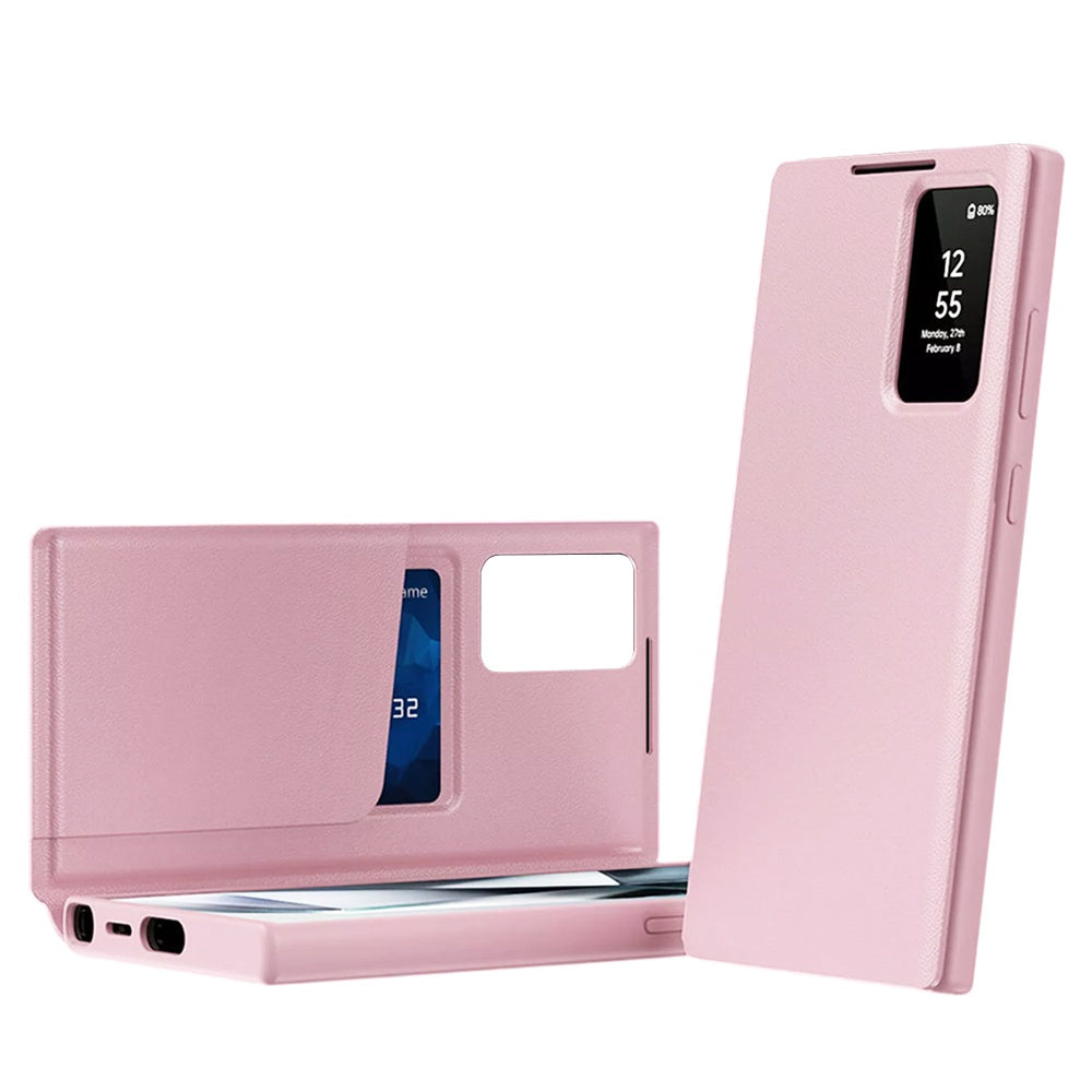 Husa de protectie Techsuit SmartView Series compatibil cu Samsung Galaxy S26 Ultra, Roz
