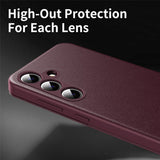 Husa de protectie Techsuit SmartView Series compatibil cu Samsung Galaxy S26 Plus, Rosu