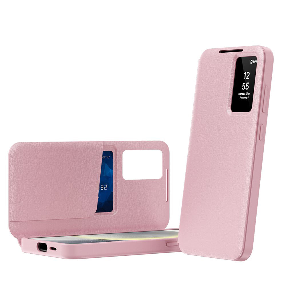 Husa de protectie Techsuit SmartView Series compatibil cu Samsung Galaxy S26, Roz