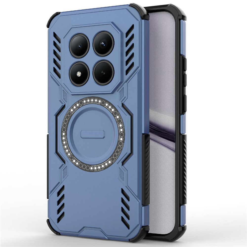 Husa de protectie Techsuit ArmorMag compatibil cu Xiaomi Redmi Note 15 Pro+ 5G / Poco M8 Pro 5G, Albastru