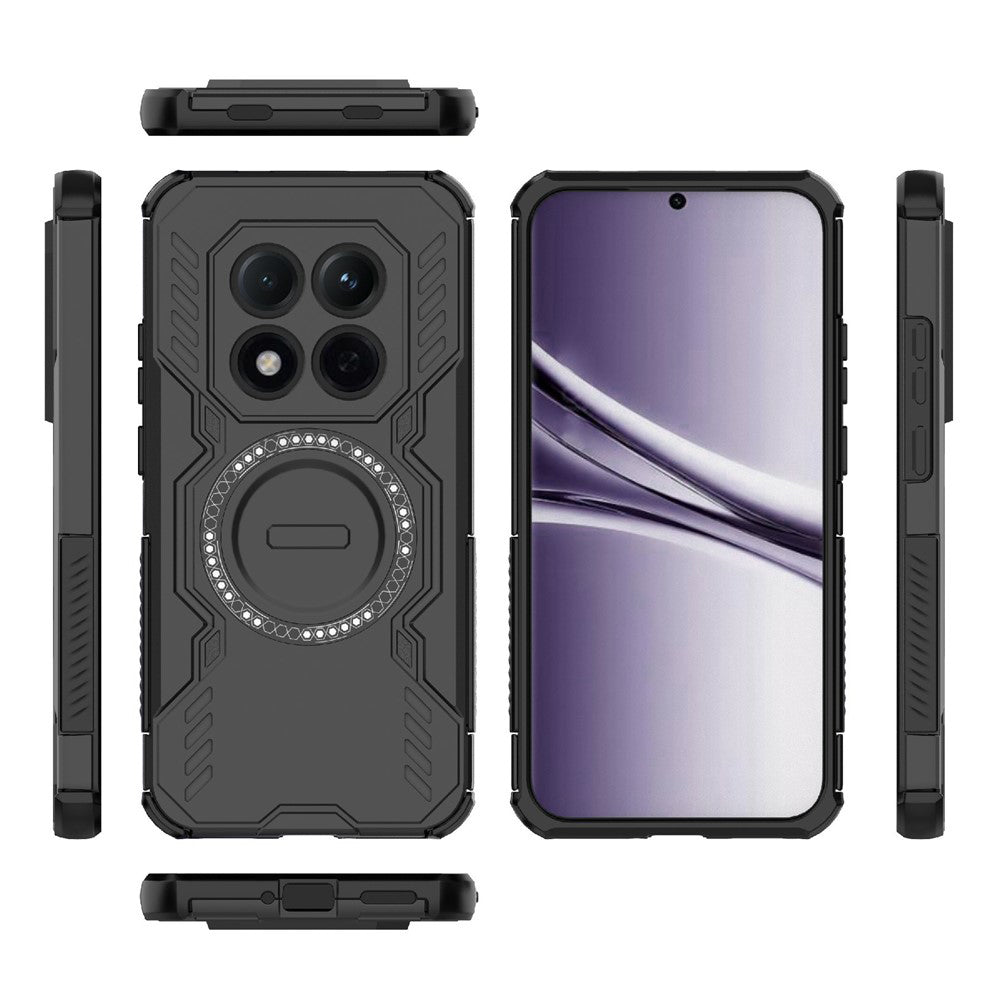 Husa de protectie Techsuit ArmorMag compatibil cu Xiaomi Redmi Note 15 Pro+ 5G / Poco M8 Pro 5G, Negru