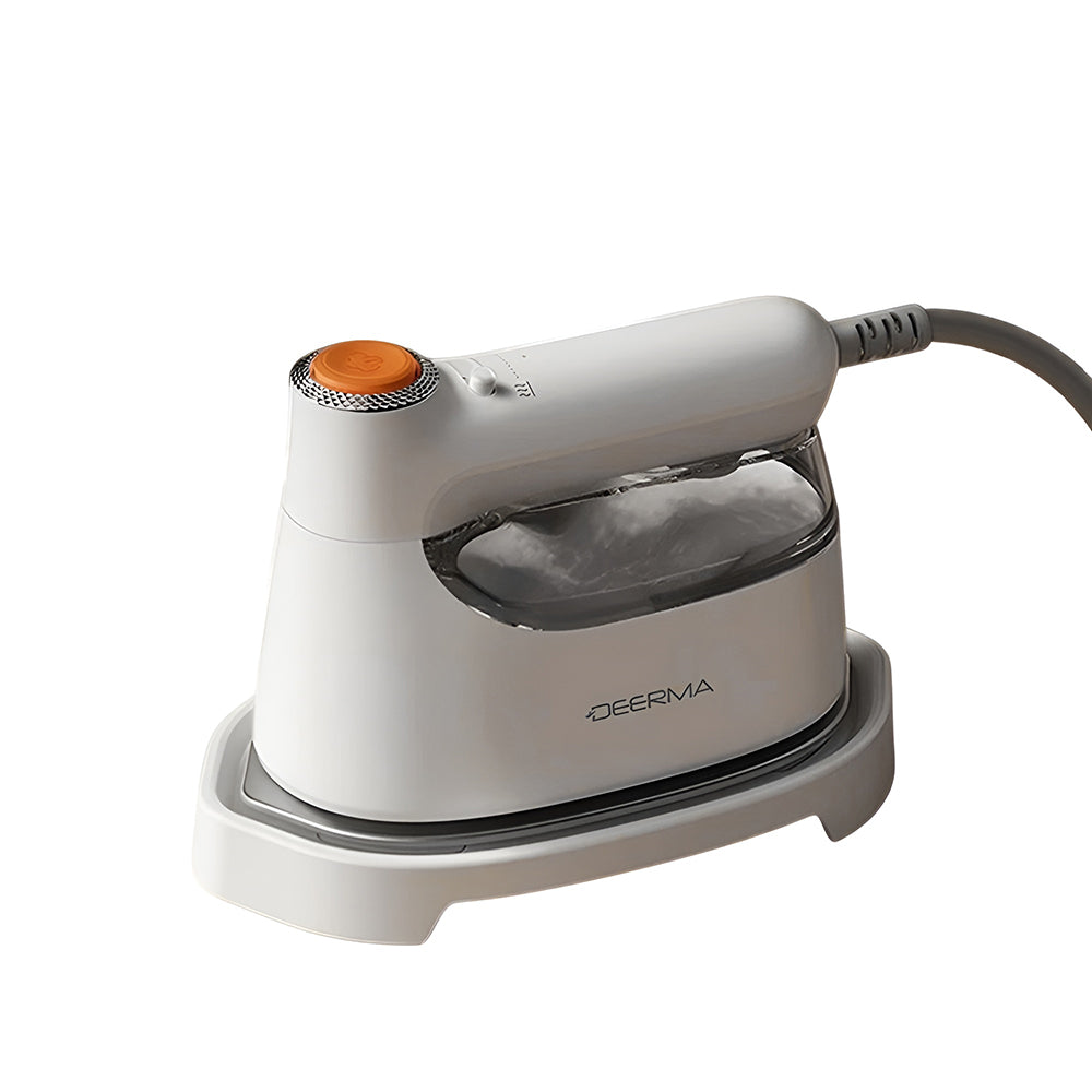 Gadget Deerma Handheld Garment Steamer (GT01), Portable, 180°C Steam, Ergonomic Handle, 1200W, 25000Pa, Ceramic Panel, Alb