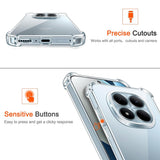 Husa de protectie Techsuit Shockproof Clear Silicone compatibil cu Xiaomi Redmi Note 15 Pro 4G, Transparent