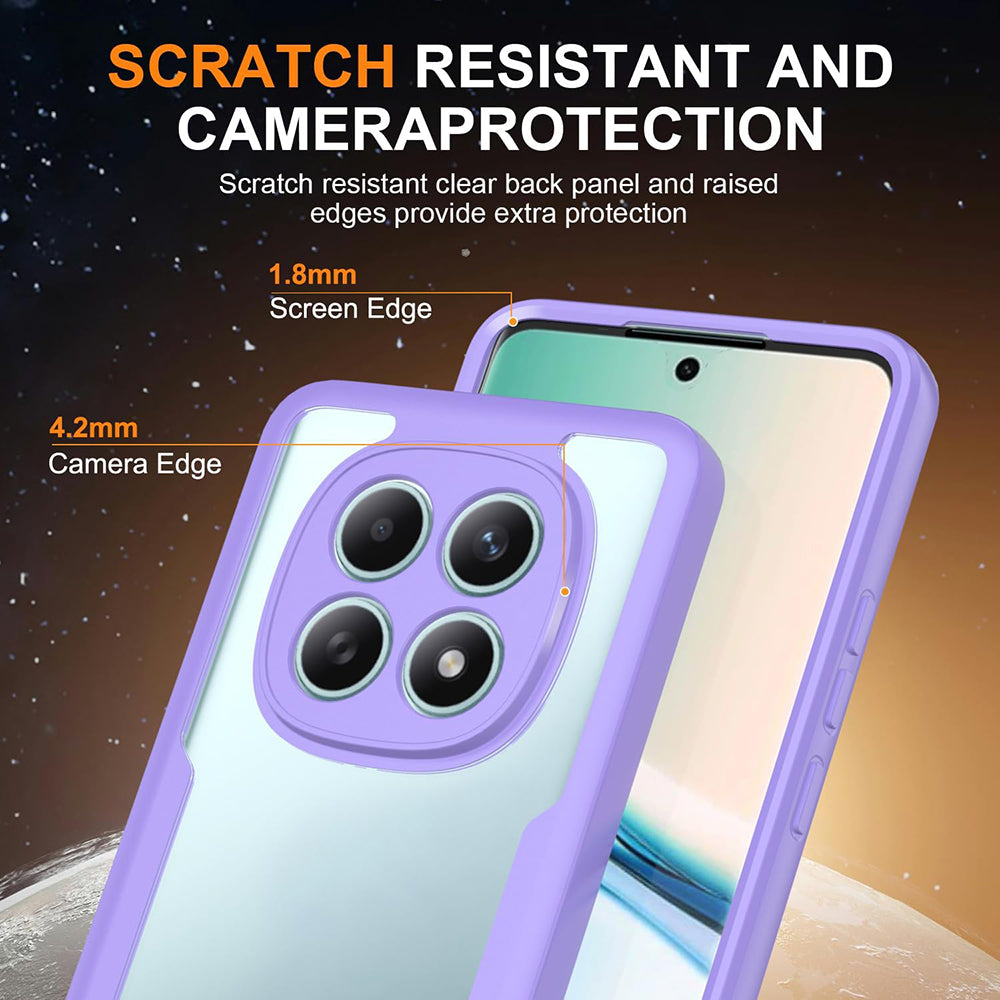 Folie de protectie Techsuit ColorVerse 360 Series + compatibil cu Xiaomi Redmi Note 15 4G, Mov