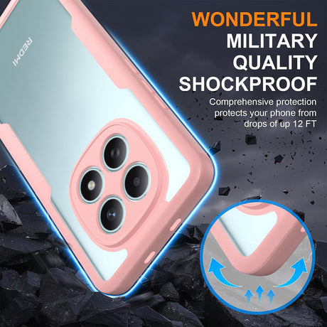 Folie de protectie Techsuit ColorVerse 360 Series + compatibil cu Xiaomi Redmi Note 15 4G, Roz