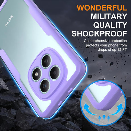 Folie de protectie Techsuit ColorVerse 360 Series + compatibil cu Xiaomi Redmi Note 15 5G / Poco M8 5G, Mov