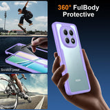 Folie de protectie Techsuit ColorVerse 360 Series + compatibil cu Xiaomi Redmi Note 15 5G / Poco M8 5G, Mov