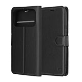 Husa de protectie Techsuit Leather Folio compatibil cu Xiaomi Poco F8 Ultra, Negru