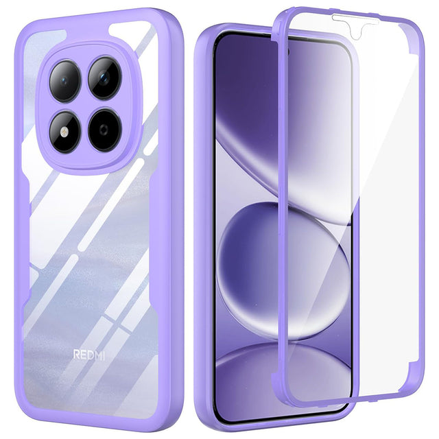 Folie de protectie Techsuit ColorVerse 360 Series + compatibil cu Xiaomi Redmi Note 15 Pro 5G, Mov