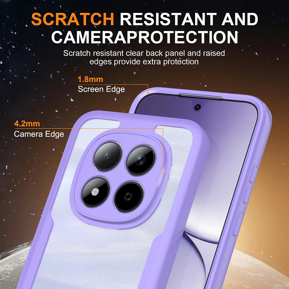 Folie de protectie Techsuit ColorVerse 360 Series + compatibil cu Xiaomi Redmi Note 15 Pro 5G, Mov