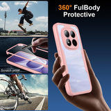 Folie de protectie Techsuit ColorVerse 360 Series + compatibil cu Xiaomi Redmi Note 15 Pro+ 5G / Poco M8 Pro 5G, Roz