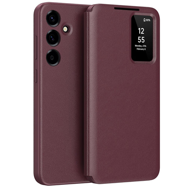 Husa de protectie Techsuit SmartView Series compatibil cu Samsung Galaxy A37 5G, Rosu