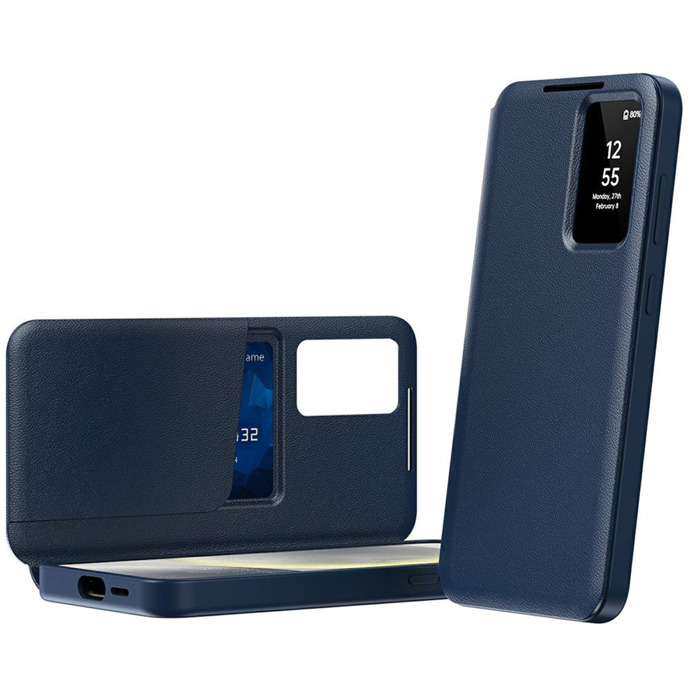 Husa de protectie Techsuit SmartView Series compatibil cu Samsung Galaxy A37 5G, Albastru