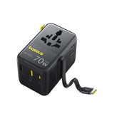 Adaptor Baseus EnerCore CG11 (E0307E00), 6in1, 70W, Negru