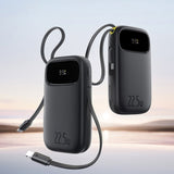 Baterie externa Baseus EnerFill FC31 (P10082106123-00), USB, Type-C, with Cable, 22.5W, 10000mAh, Digital Display, Negru