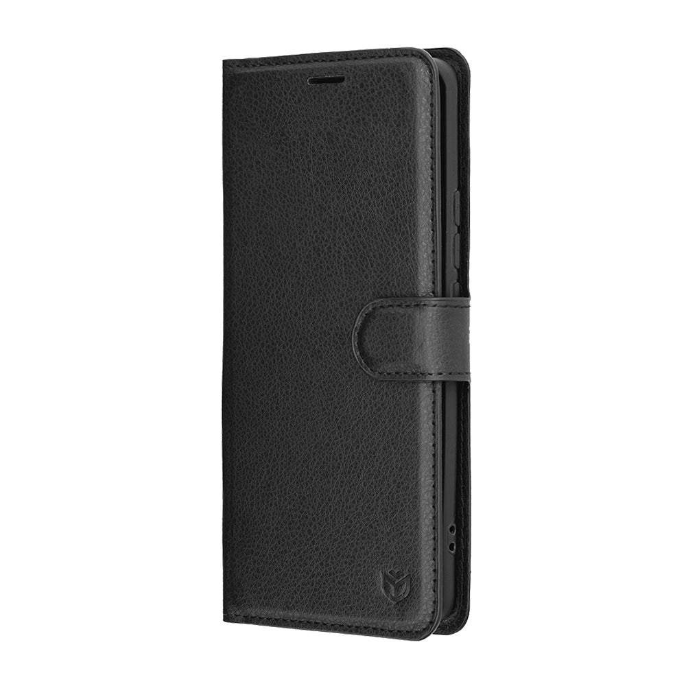 Husa de protectie Techsuit Leather Folio compatibil cu Xiaomi Redmi Note 15 5G / Note 15 4G / Poco M8 5G, Negru