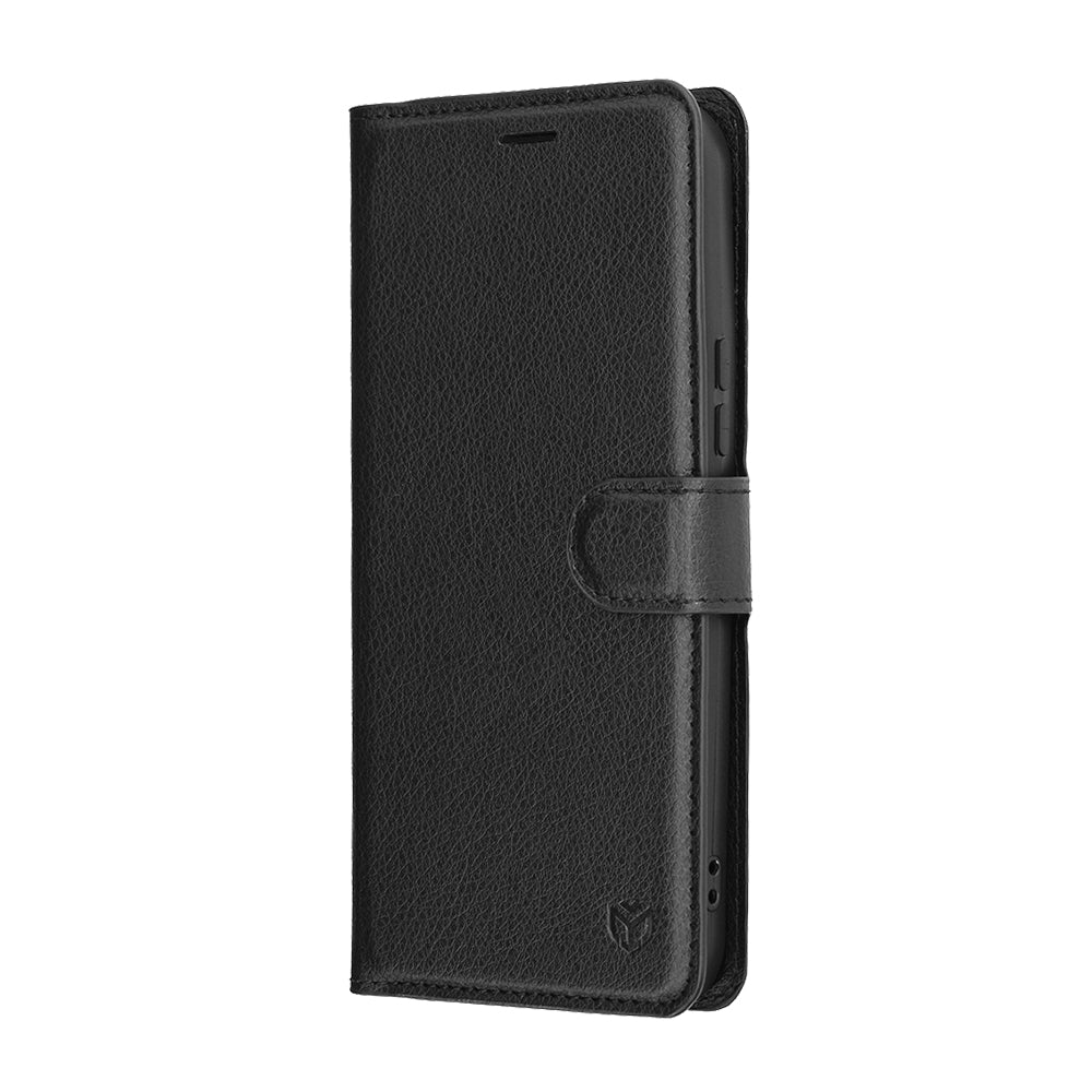 Husa de protectie Techsuit Leather Folio compatibil cu Xiaomi Poco F8 Ultra, Negru
