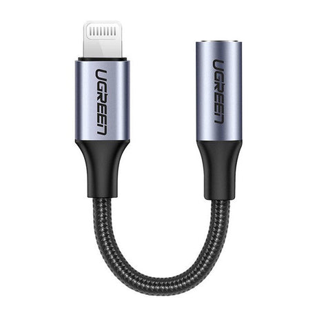 Adaptor Ugreen Lightning la Jack 3,5 mm, negru