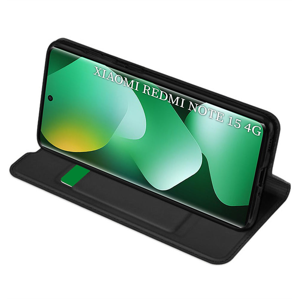 Husa de protectie Techsuit Magskin Book compatibil cu Xiaomi Redmi Note 15 5G / Note 15 4G / Poco M8 5G, Negru