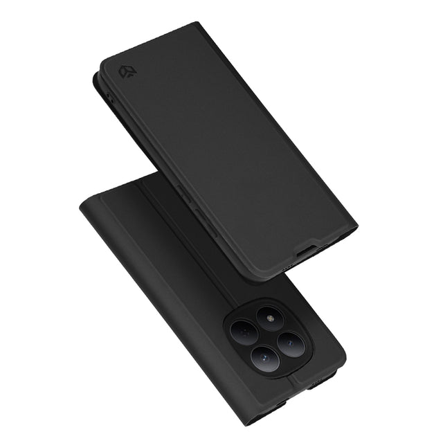 Husa de protectie Techsuit Magskin Book compatibil cu Xiaomi Redmi Note 15 Pro 5G, Negru