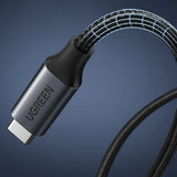 Cablu Ugreen US372 (45191), Type-C Male to Type-C Female, Fast Charge, 100W, 10Gbps, 1m, Negru