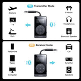 Gadget Ugreen Transmitter Audio Adapter BT503 (45492), Type-C, Jack 3.5mm, Bluetooth 5.3, Hi-Res, OLED Display, 300mAh, Negru